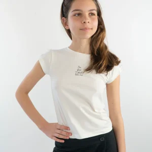 T-shirt con fiocchetti sulla manica I DO