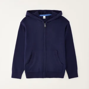 Cardigan in maglia con zip e cappuccio I DO