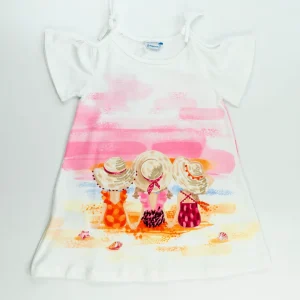 Abito a trapezio con bimbe al mare MAYORAL