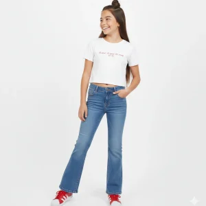 Jeans a zampa sfrangiato art.4G727-7300 I DO