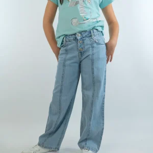 Jeans lungo fluido con chiusura a bottoni MAYORAL