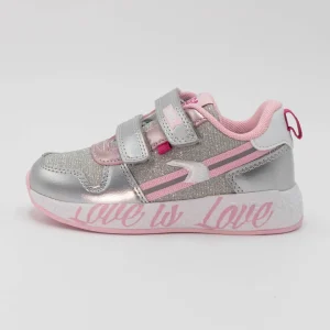 Scarpe  in tessuto glitterato con strappi