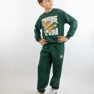 Tuta 2 pezzi felpata con stampa in rilievoCONVERSE