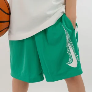 Pantaloncino in tessuto tecnico con banda NIKE