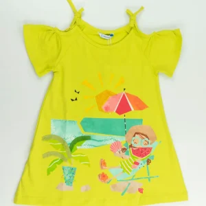 Abito a trapezio con stampa spiaggia MAYORAL