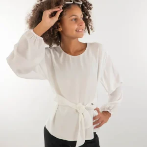 Camicia girocollo con fusciacca KOCCA