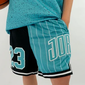 Pantaloncino tipo basket bicolor JORDAN