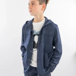 Camicia elasticizzata con cappuccio I DO