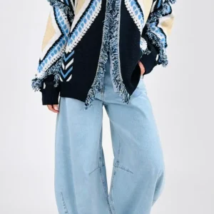 Cardigan jacquard losanga T.