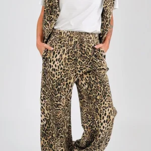 Pantalone fondo coulisse leo T.