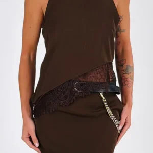 Top fiammato pizzo H.