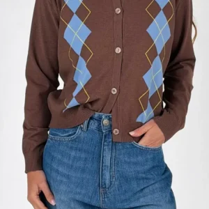 Cardigan losanghe Vic.