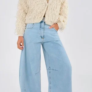 Cardigan cotone frange H.