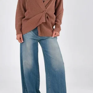 Cardigan bottone laterale H.