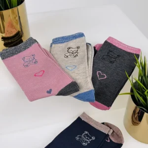 Calzino cuore e teddy