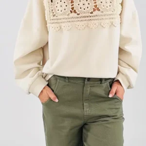 Felpa soft pettorina uncinetto H.