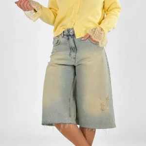 Cardigan cotone pizzo Vic.