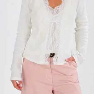 Twinset cotone pizzo H.