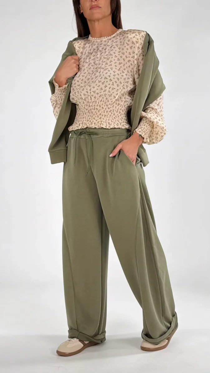 Pantalone barrel soft touch K - immagine 3