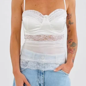 Top lycra pizzo Vic.