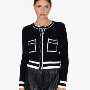 Cardigan MARC ELLIS | Nero e Panna