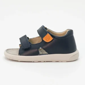 Sandali in pelle con doppio strappo NATURINO