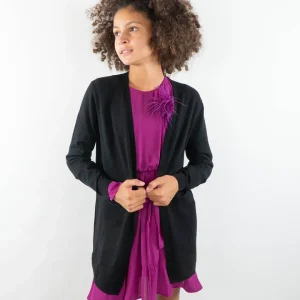 Cardigan lungo aperto