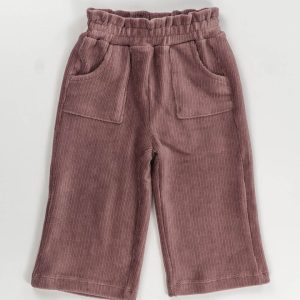 Pantaloni in velluto rigato con lurex MAYORAL