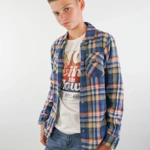 Camicia a quadri felpata