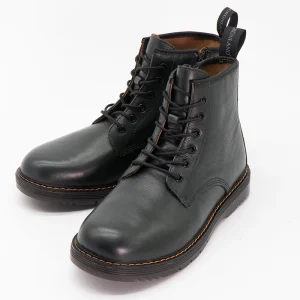 Anfibio in pelle con lacci e zip laterale GRUNLAND