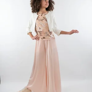 Bolerino in ecopelle con manica al gomito EMIELLE