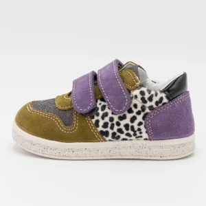 Scarpe in pelle con inserto animalier PRIMIGI