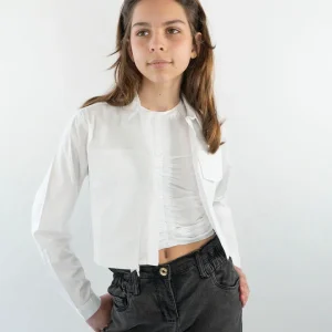 Camicia corta e larga con tasche I DO