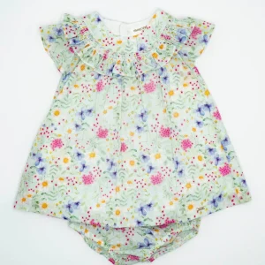 Abito con voillant e culotte