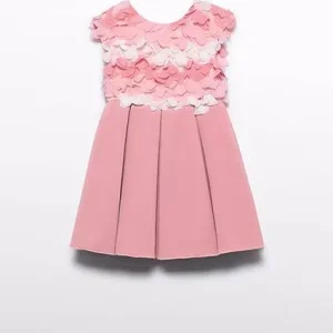 Abito a pieghe con corpino a petali ABEL & LULA