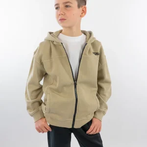 Felpa aperta felpata oversize con cappuccio I DO
